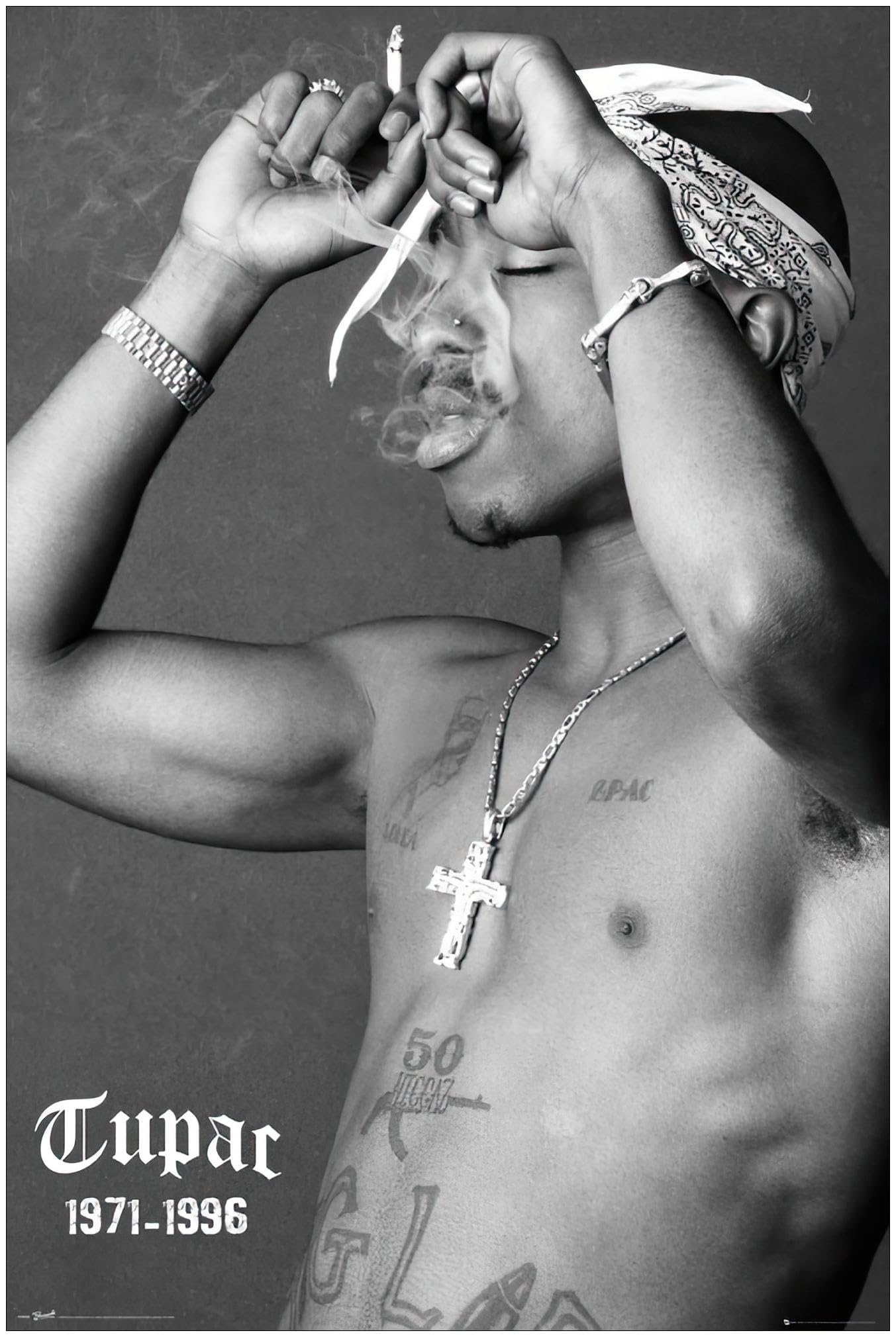 1art1 2pac Poster Gridlock'd, Tupac 1971-1996 Affiche Murale 91x61